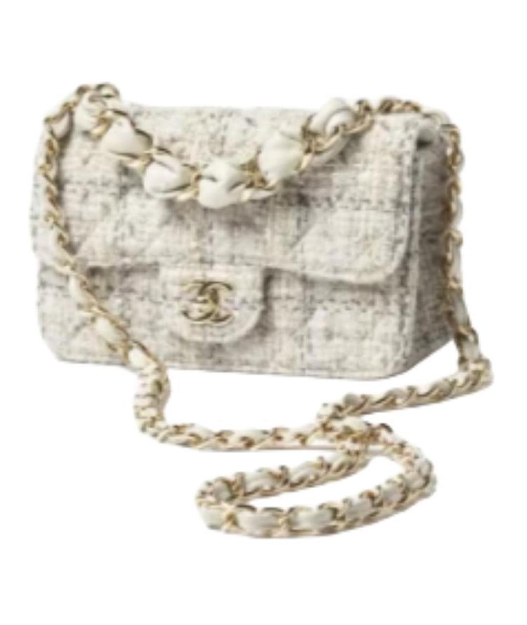 CHANEL Белая сумка через плечо, фото 1