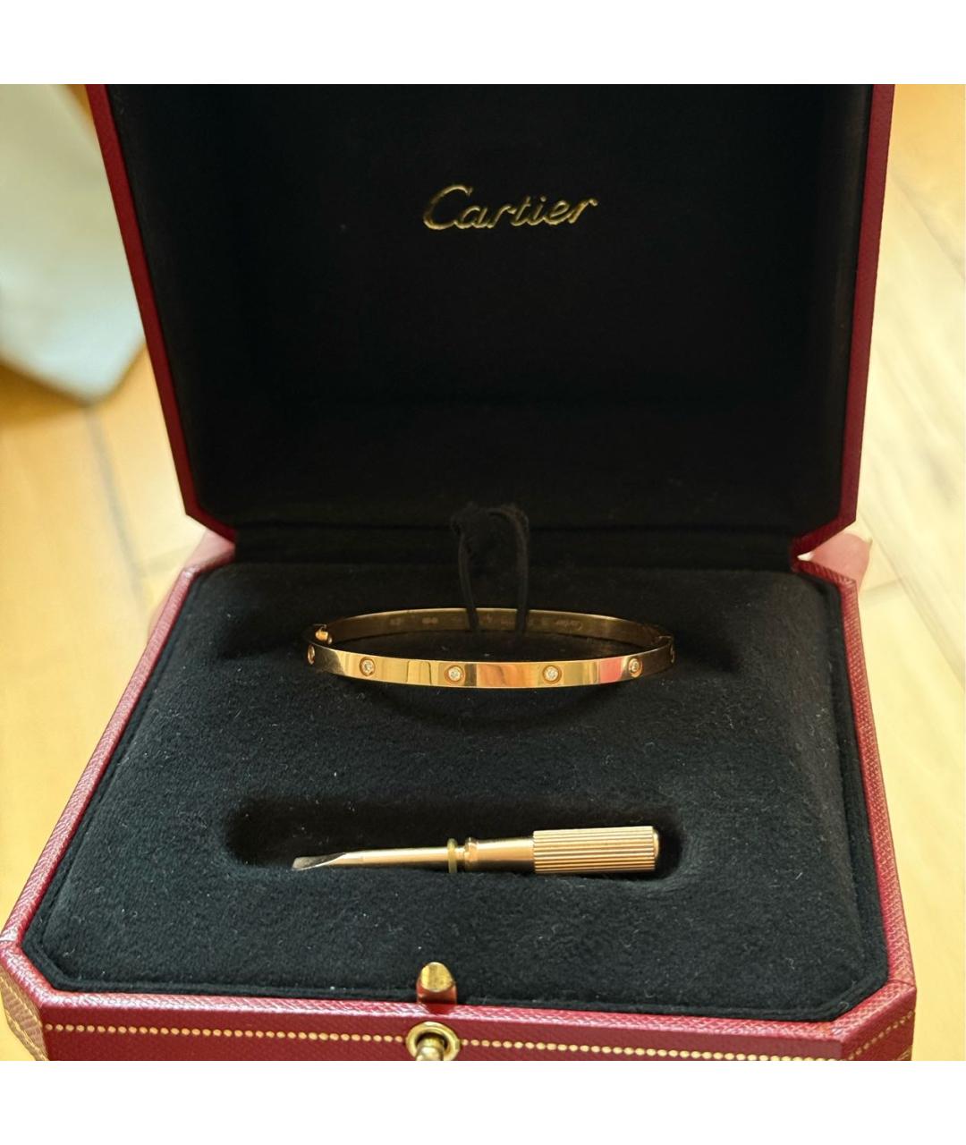 CARTIER Золотой браслет из розового золота, фото 2
