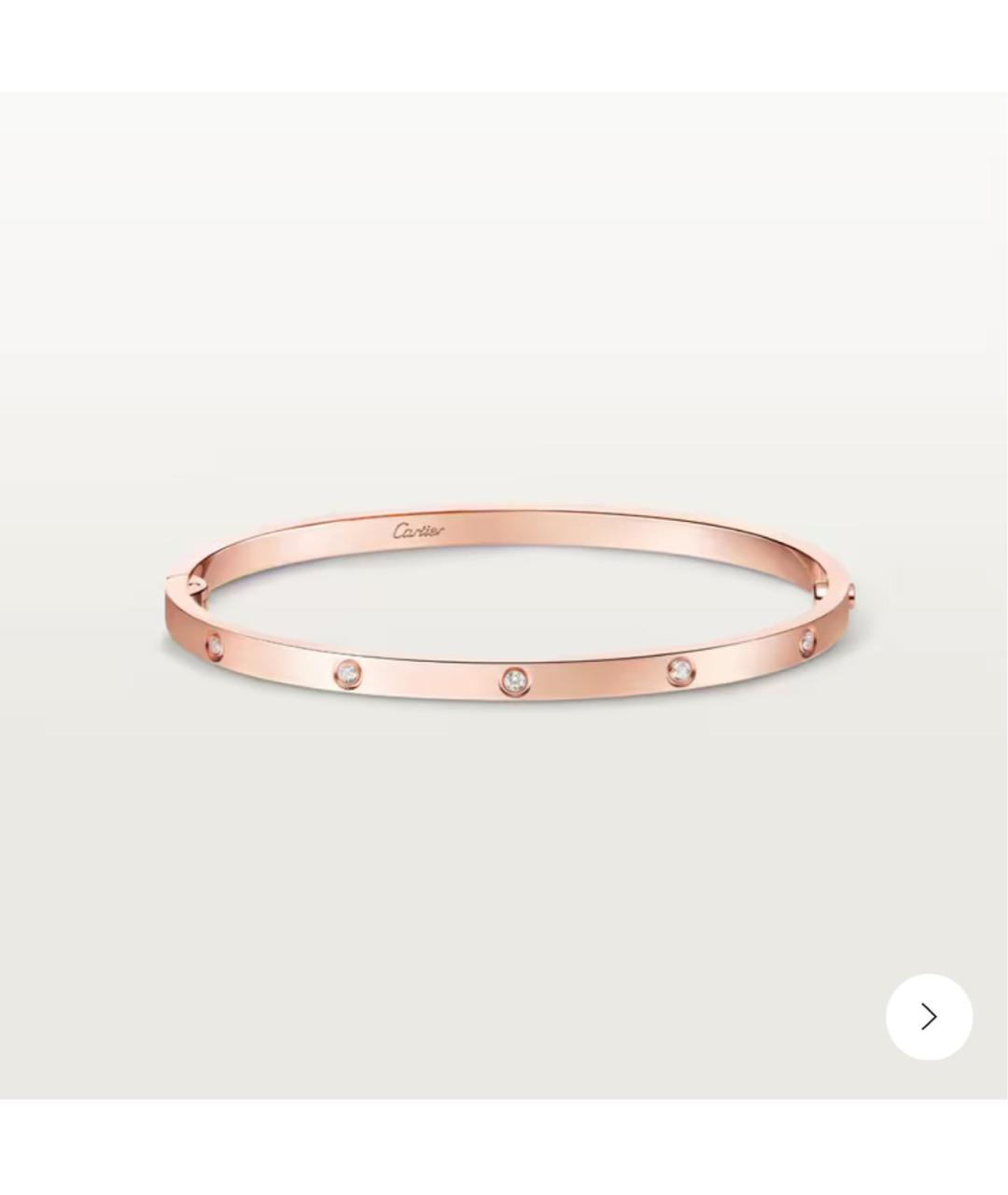 CARTIER Золотой браслет из розового золота, фото 5