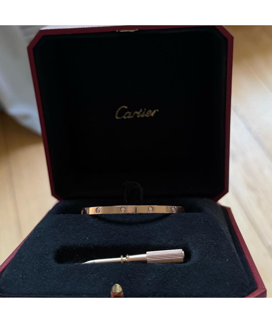 CARTIER Золотой браслет из розового золота, фото 4