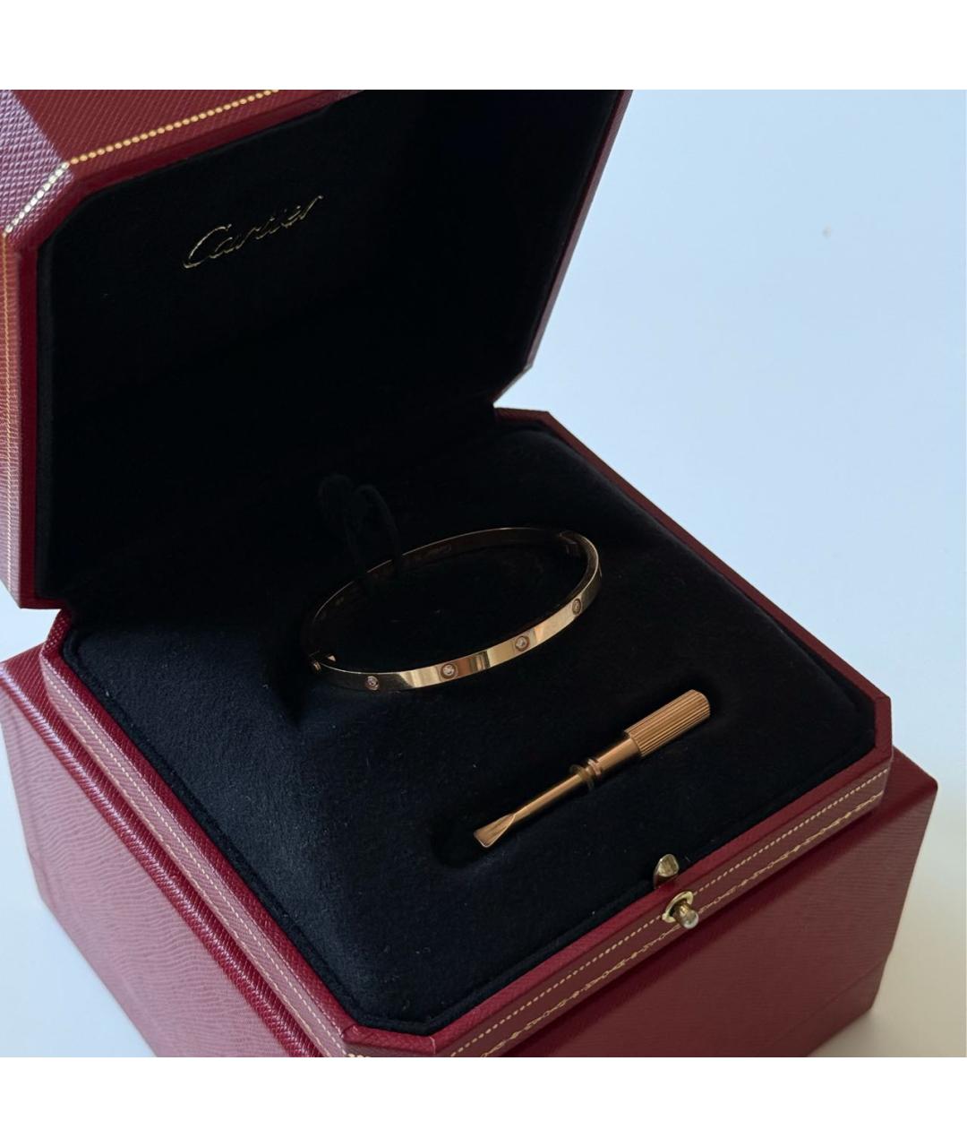 CARTIER Золотой браслет из розового золота, фото 3