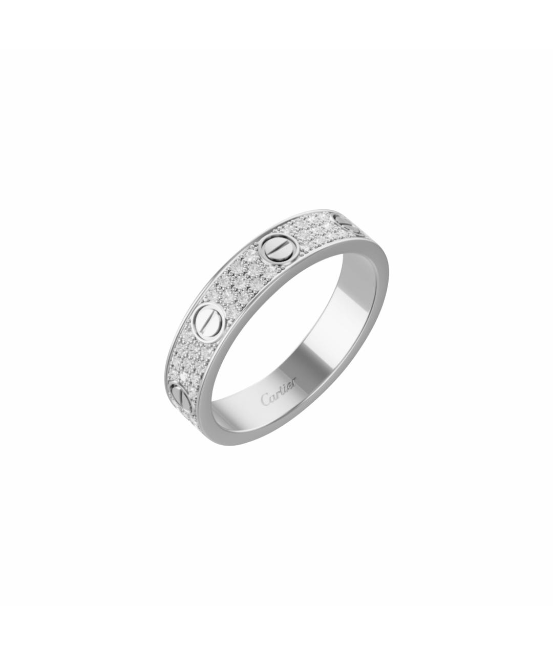 CARTIER Серебряное кольцо из белого золота, фото 1