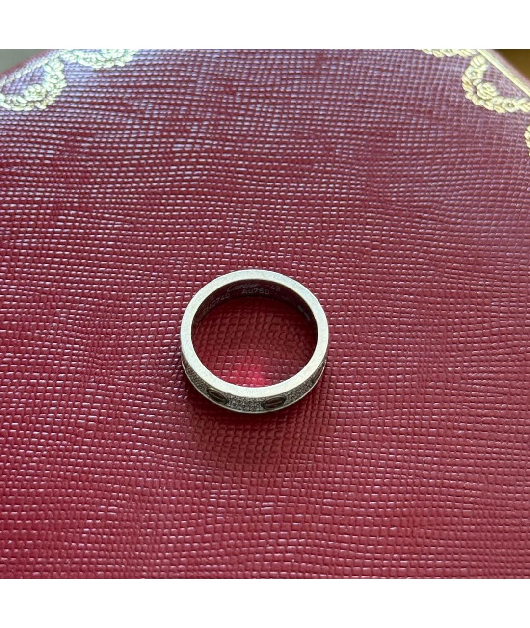 CARTIER Серебряное кольцо из белого золота, фото 3