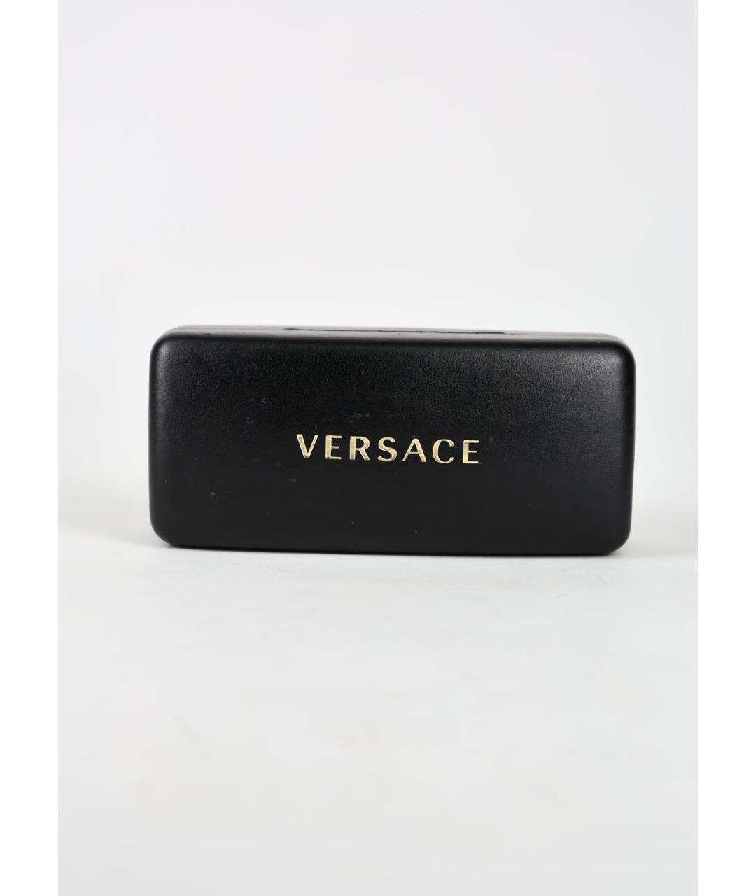 VERSACE Коричневые пластиковые солнцезащитные очки, фото 5