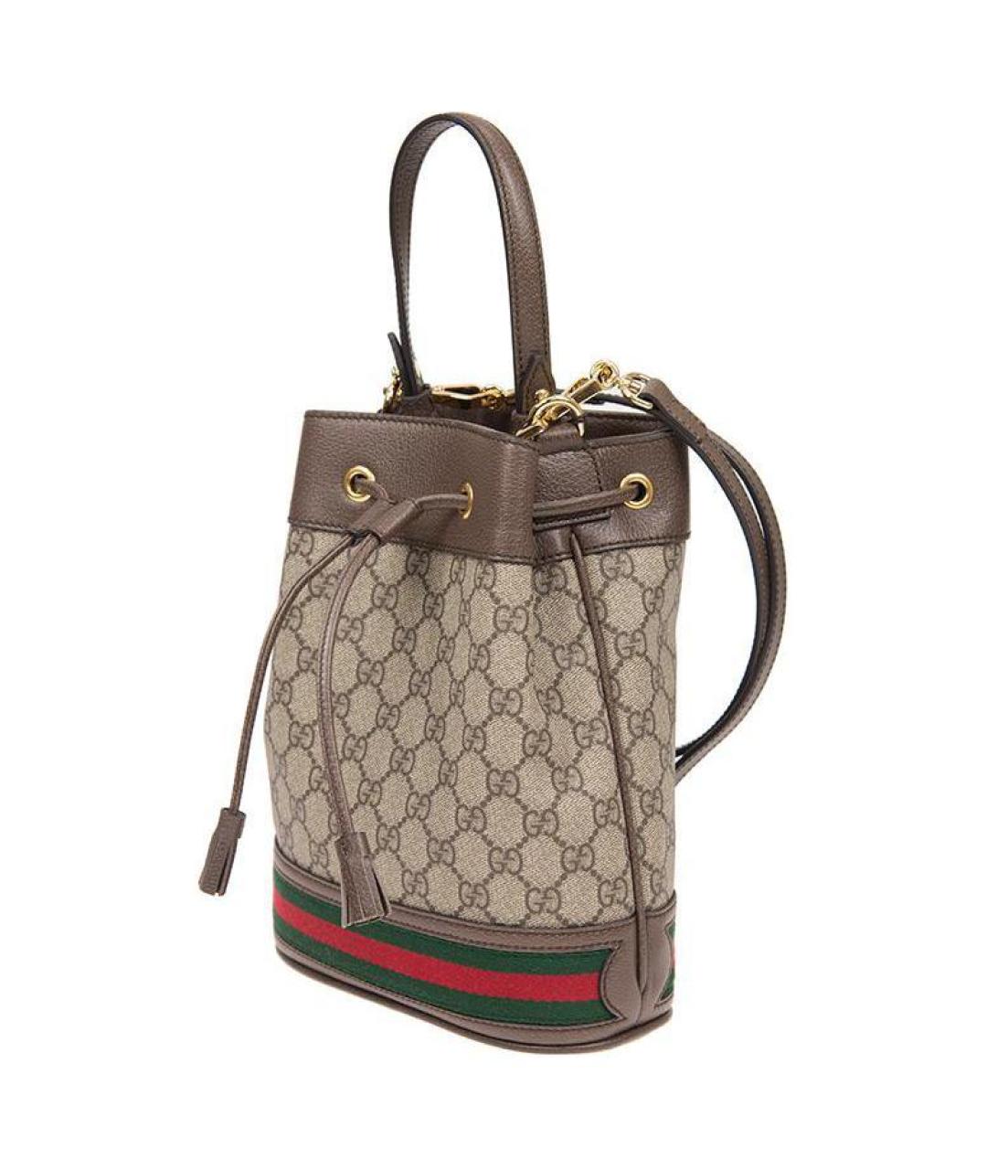 GUCCI Коричневая сумка с короткими ручками, фото 2