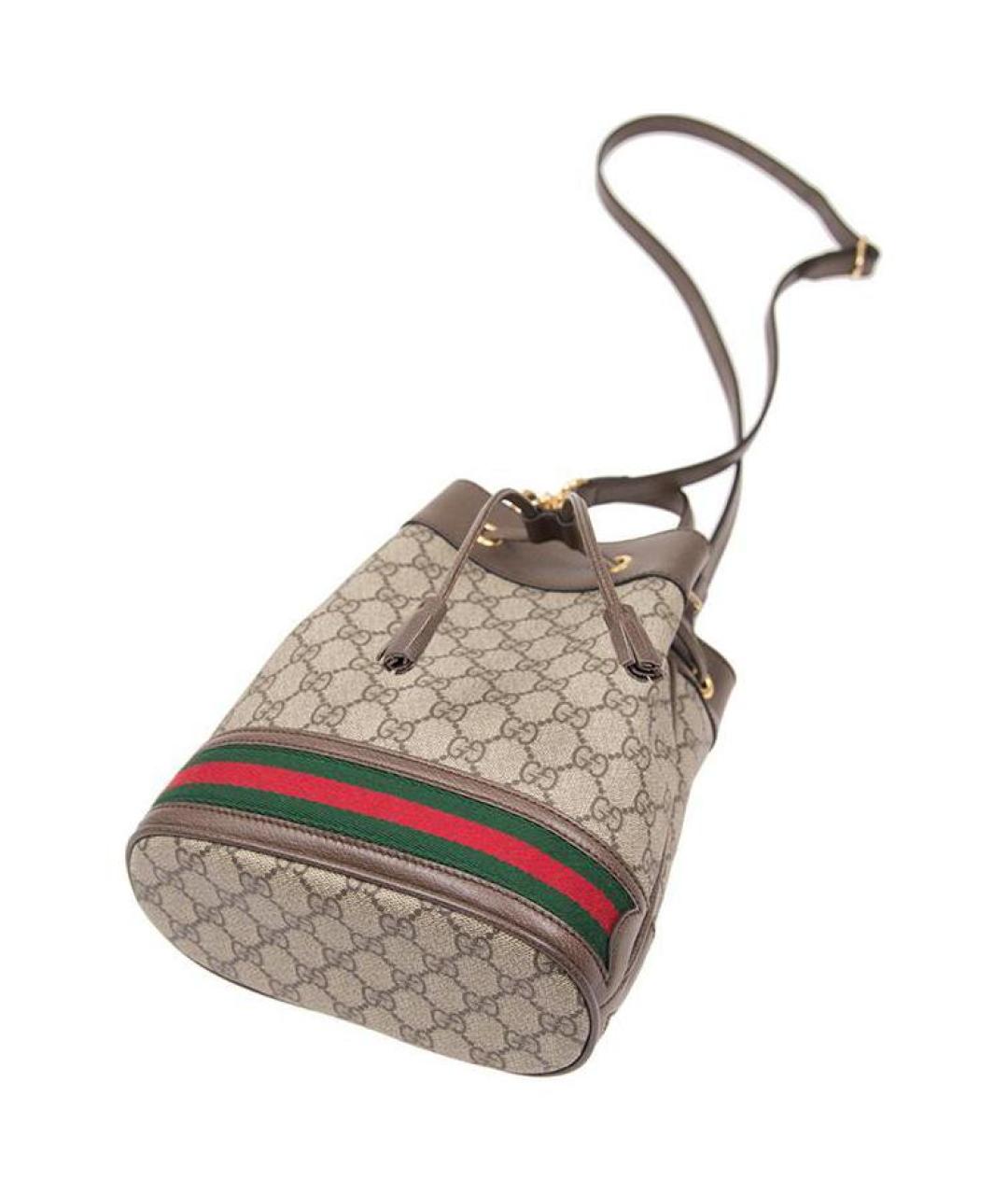 GUCCI Коричневая сумка с короткими ручками, фото 4