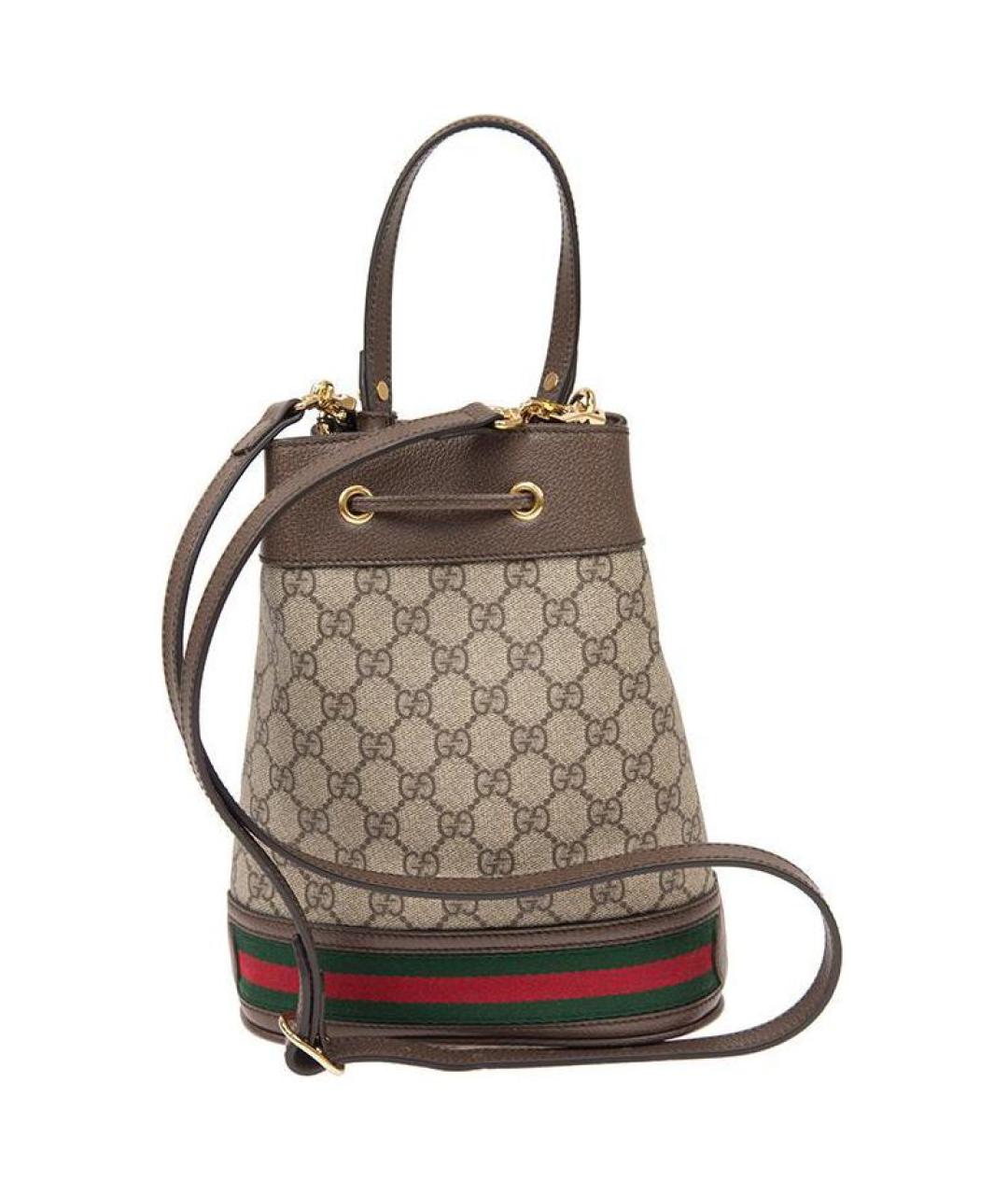 GUCCI Коричневая сумка с короткими ручками, фото 3