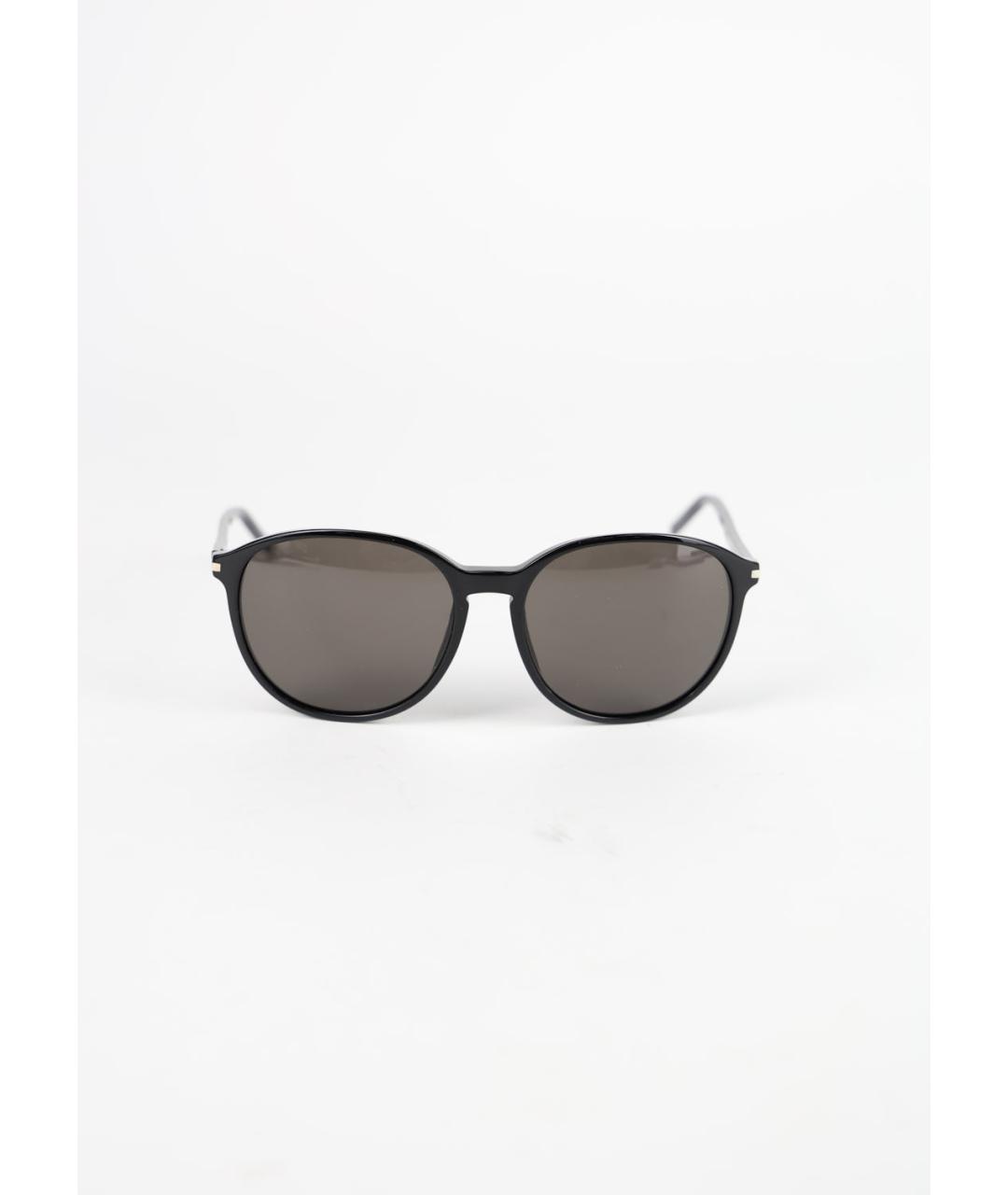 SAINT LAURENT Черные пластиковые солнцезащитные очки, фото 2