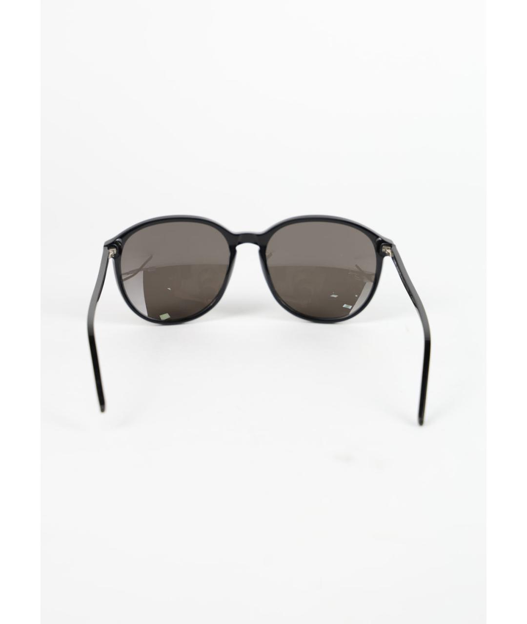 SAINT LAURENT Черные пластиковые солнцезащитные очки, фото 3