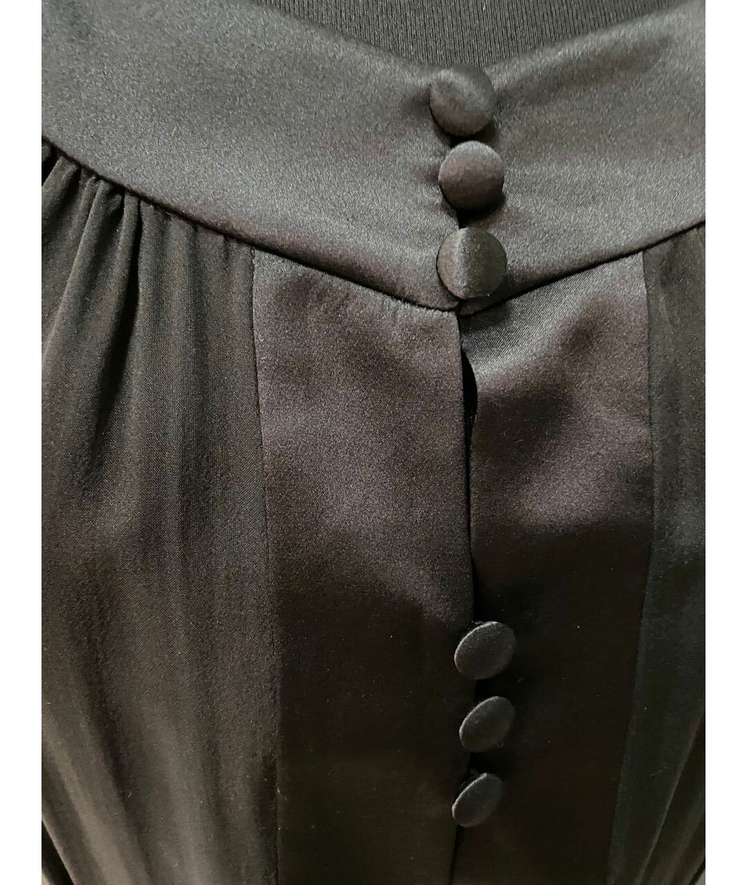 KARL LAGERFELD Черное шелковое вечернее платье, фото 4