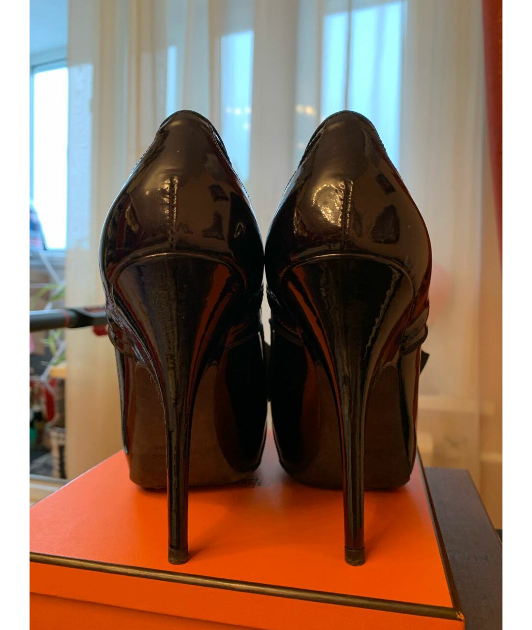 LANVIN Черные ботильоны из лакированной кожи, фото 4