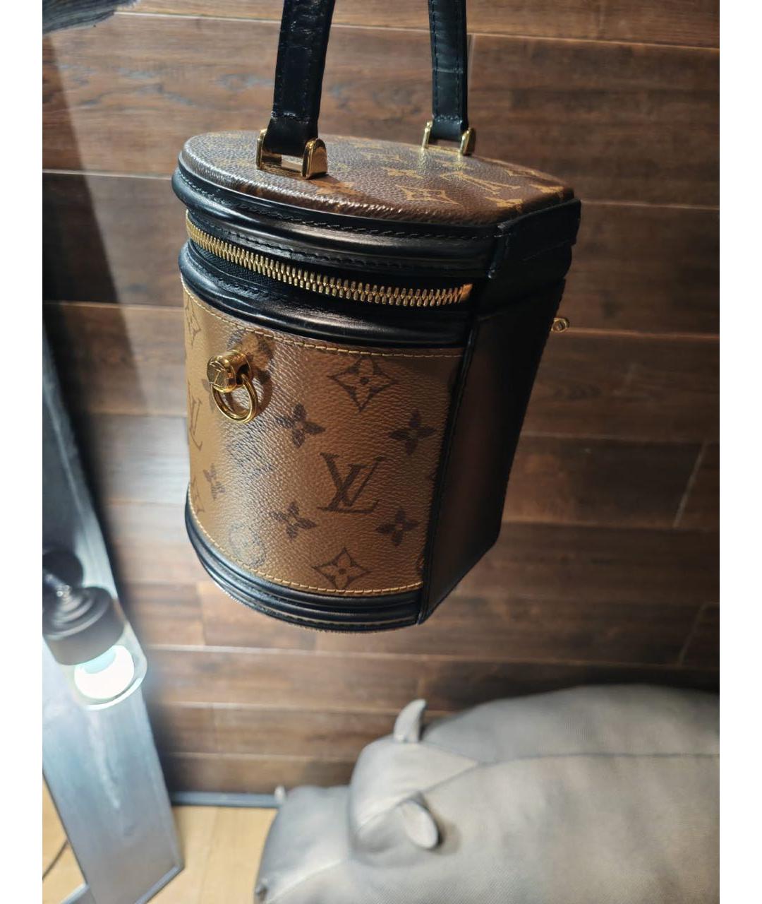 LOUIS VUITTON Горчичная сумка с короткими ручками, фото 5