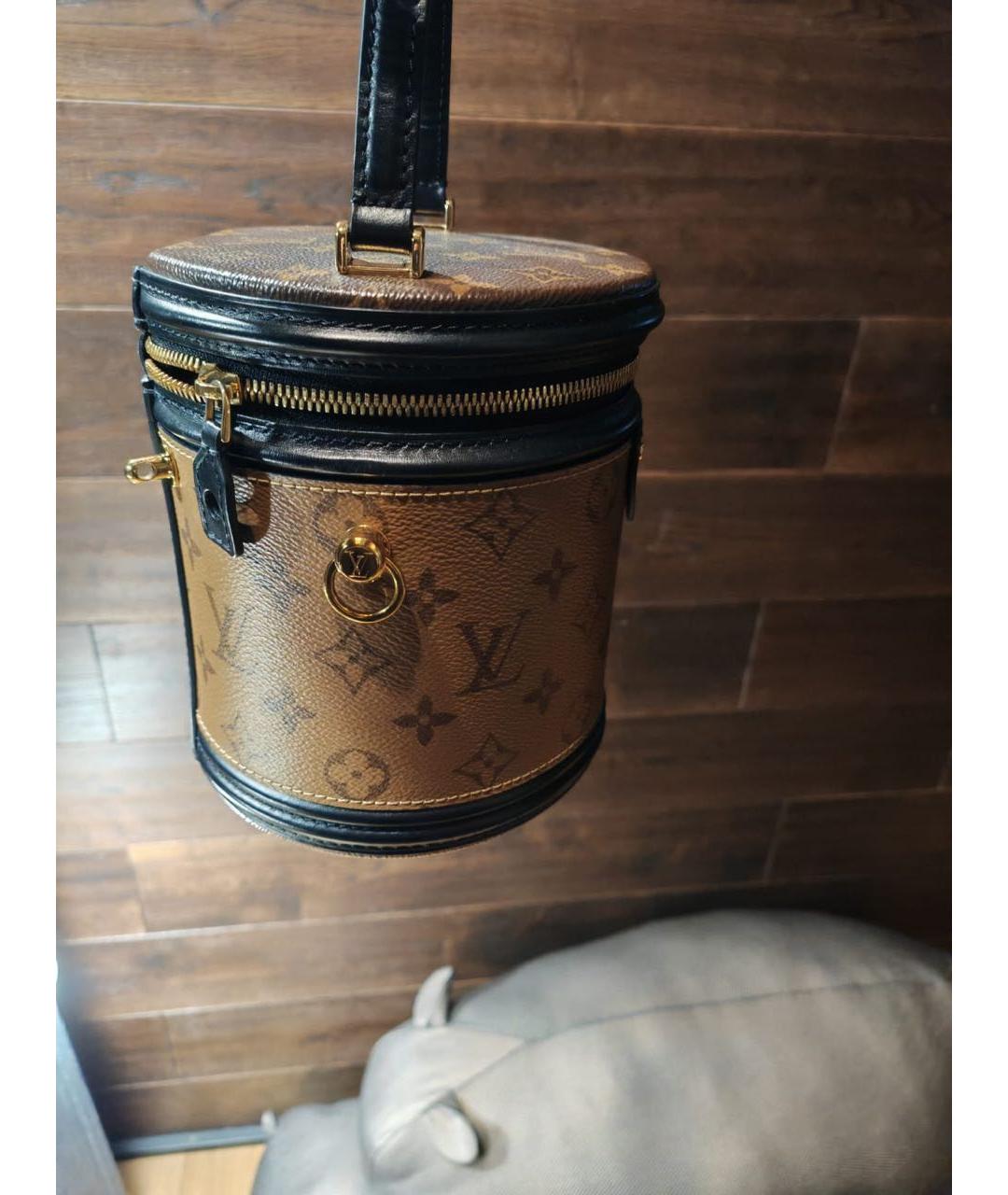 LOUIS VUITTON Горчичная сумка с короткими ручками, фото 2