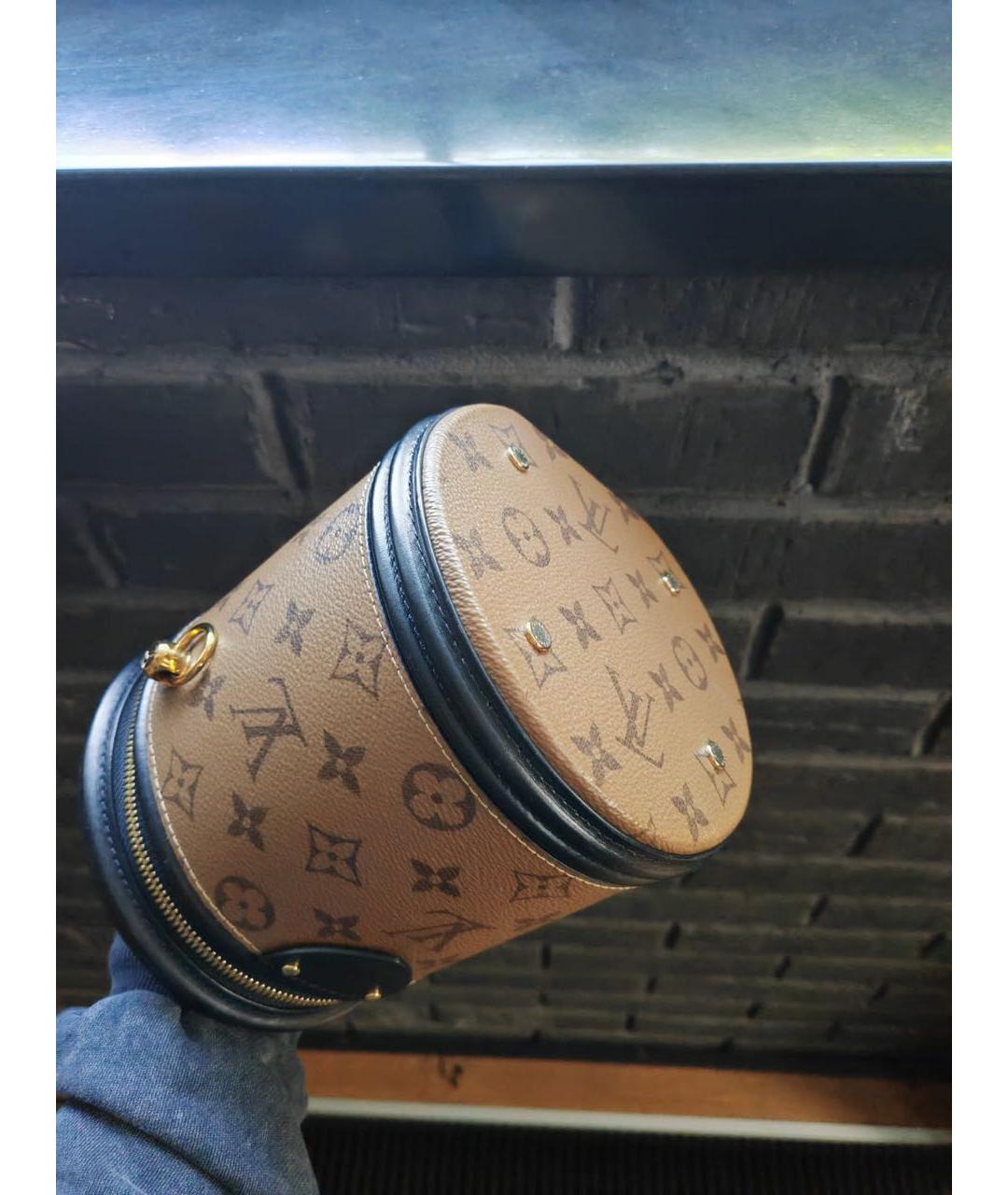 LOUIS VUITTON Горчичная сумка с короткими ручками, фото 4