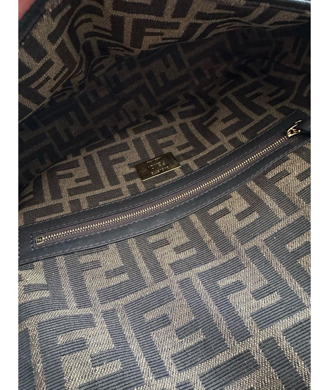 FENDI Коричневая сумка через плечо, фото 4