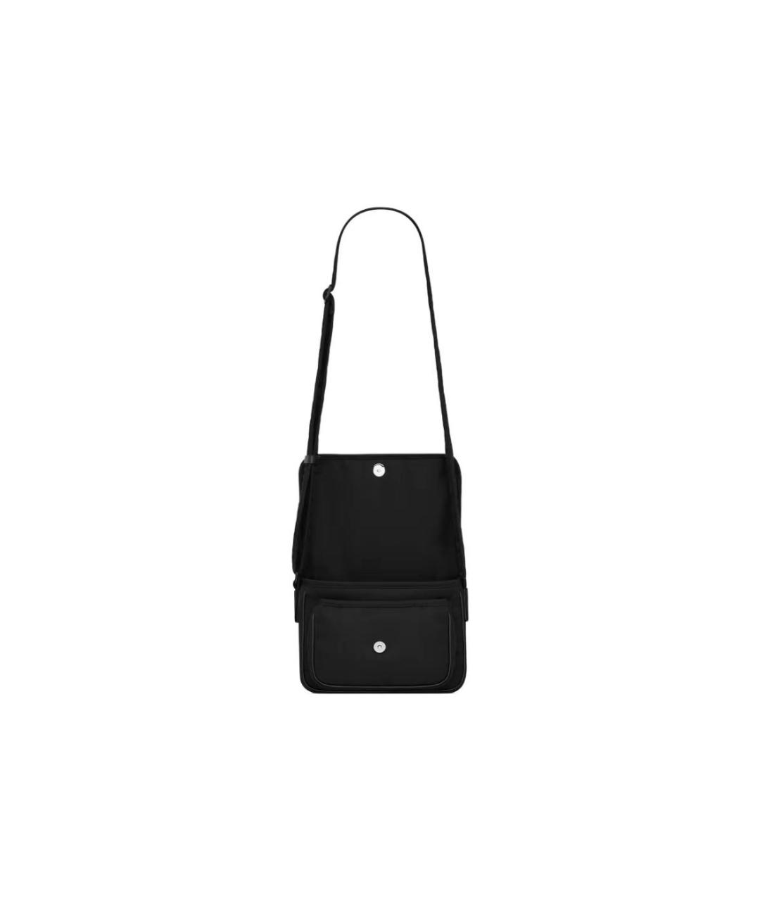 SAINT LAURENT Черная сумка на плечо, фото 3