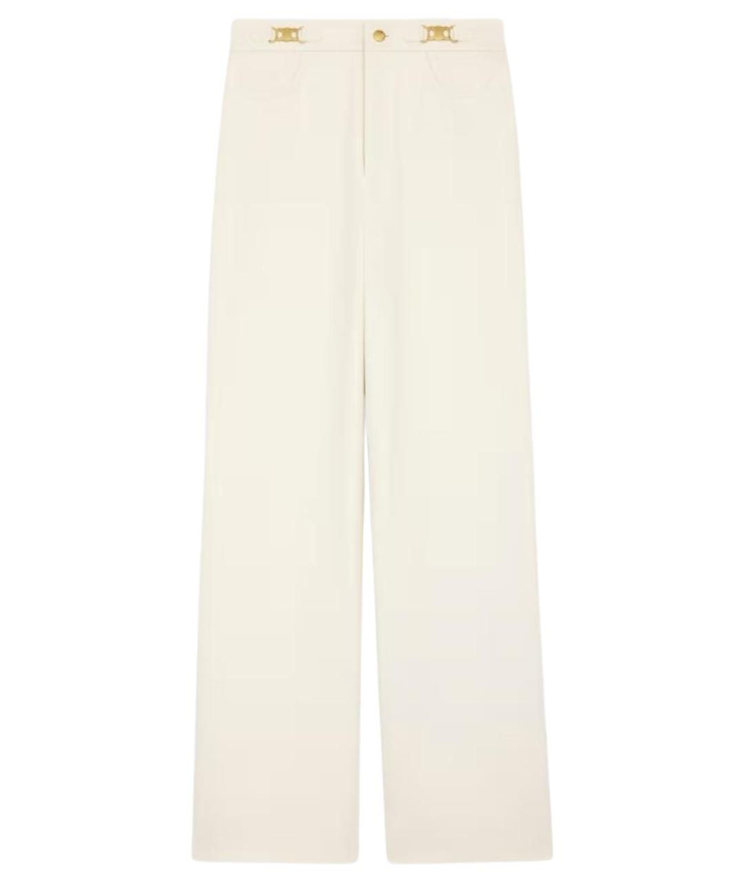 CELINE Бежевые прямые джинсы, фото 1