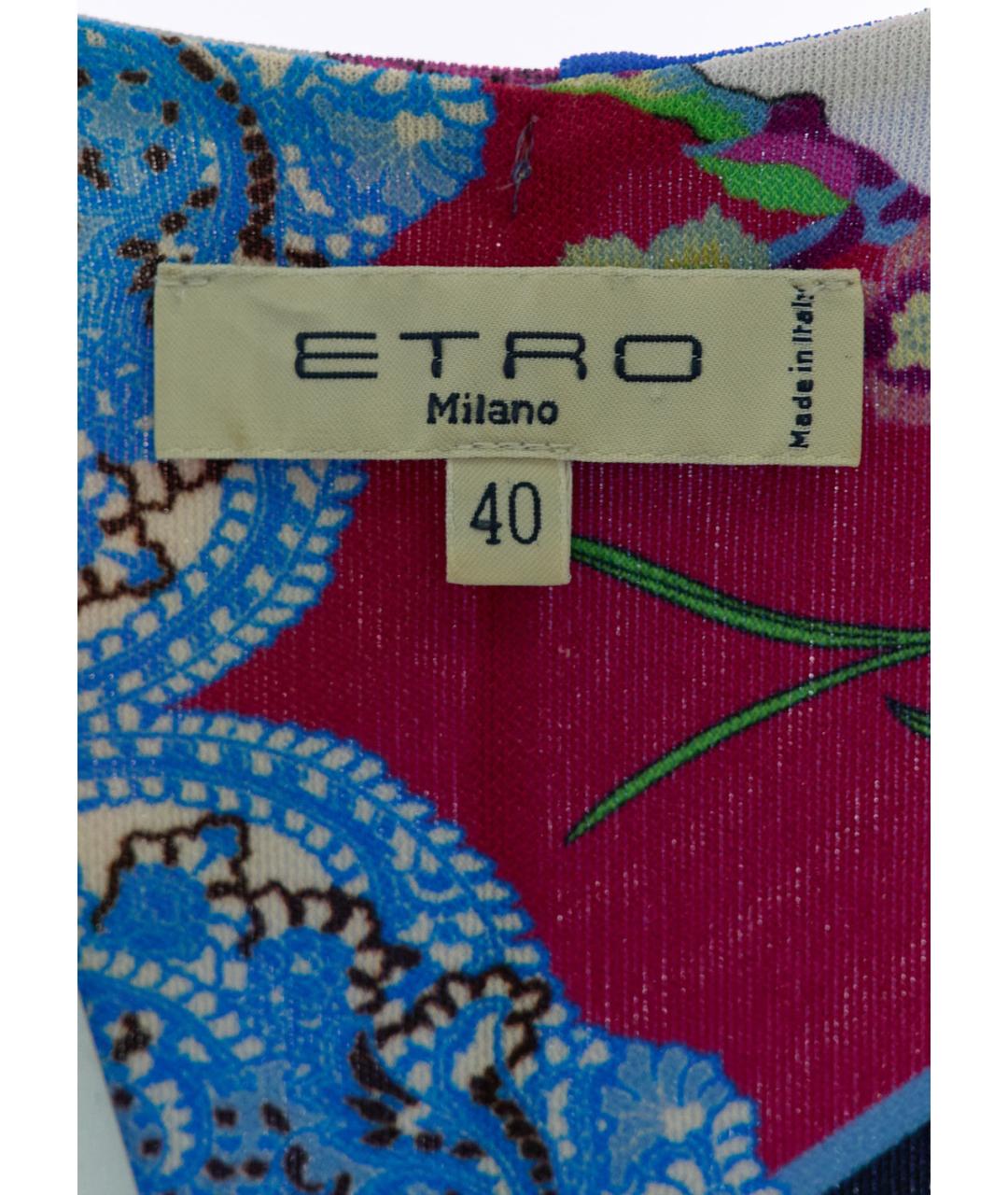 ETRO Мульти вискозное повседневное платье, фото 4