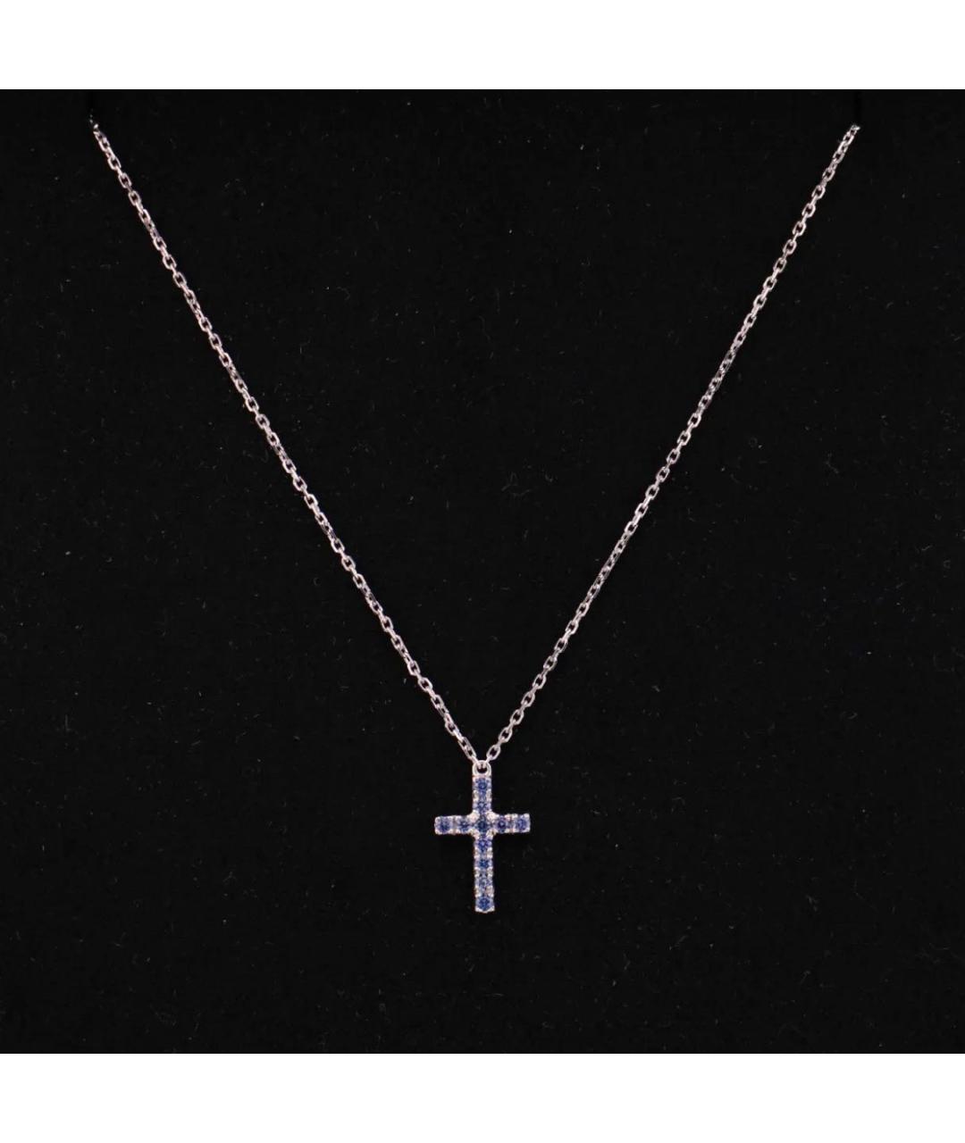 CARTIER Синяя подвеска из белого золота, фото 4