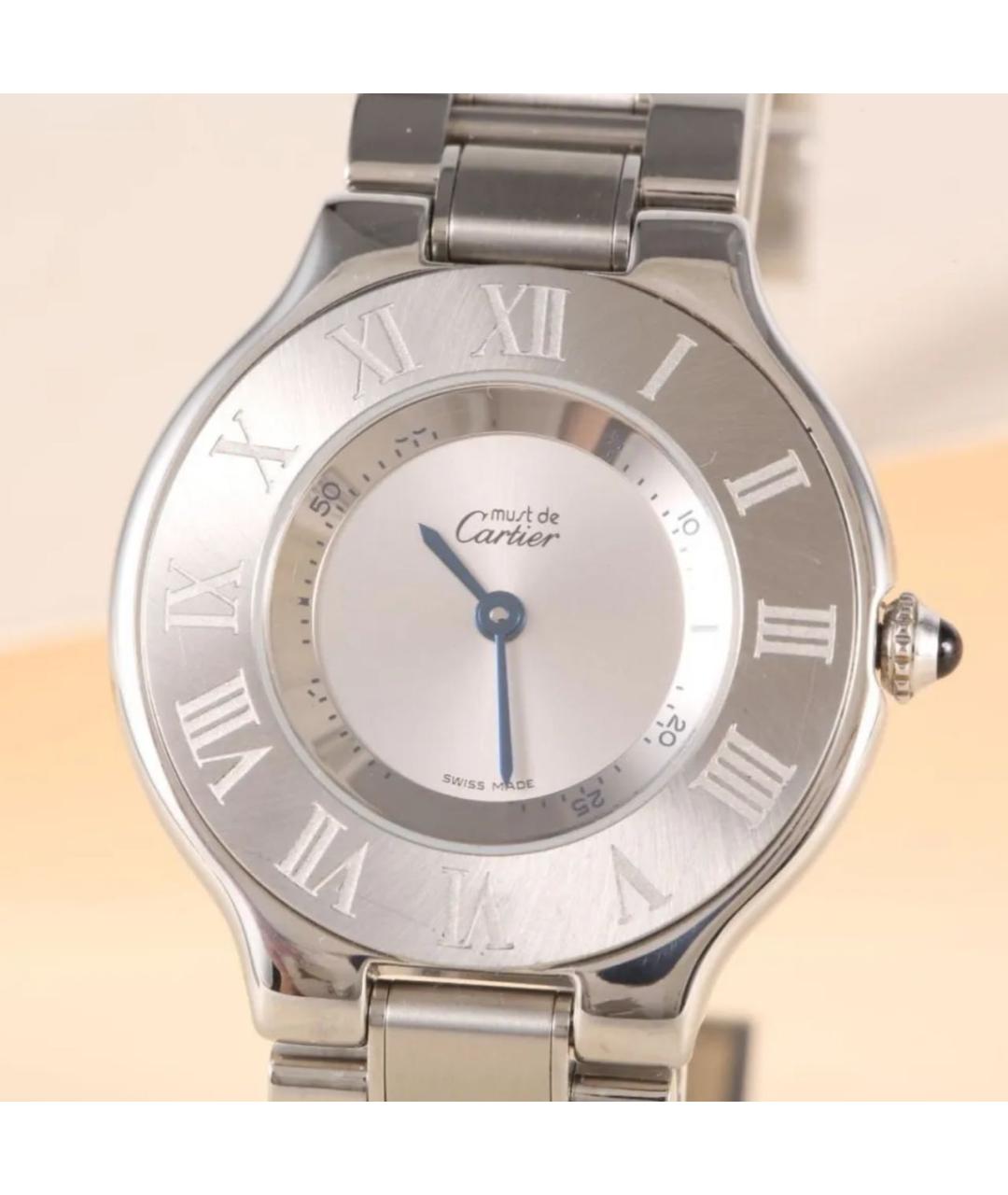 CARTIER Серебряные часы, фото 6