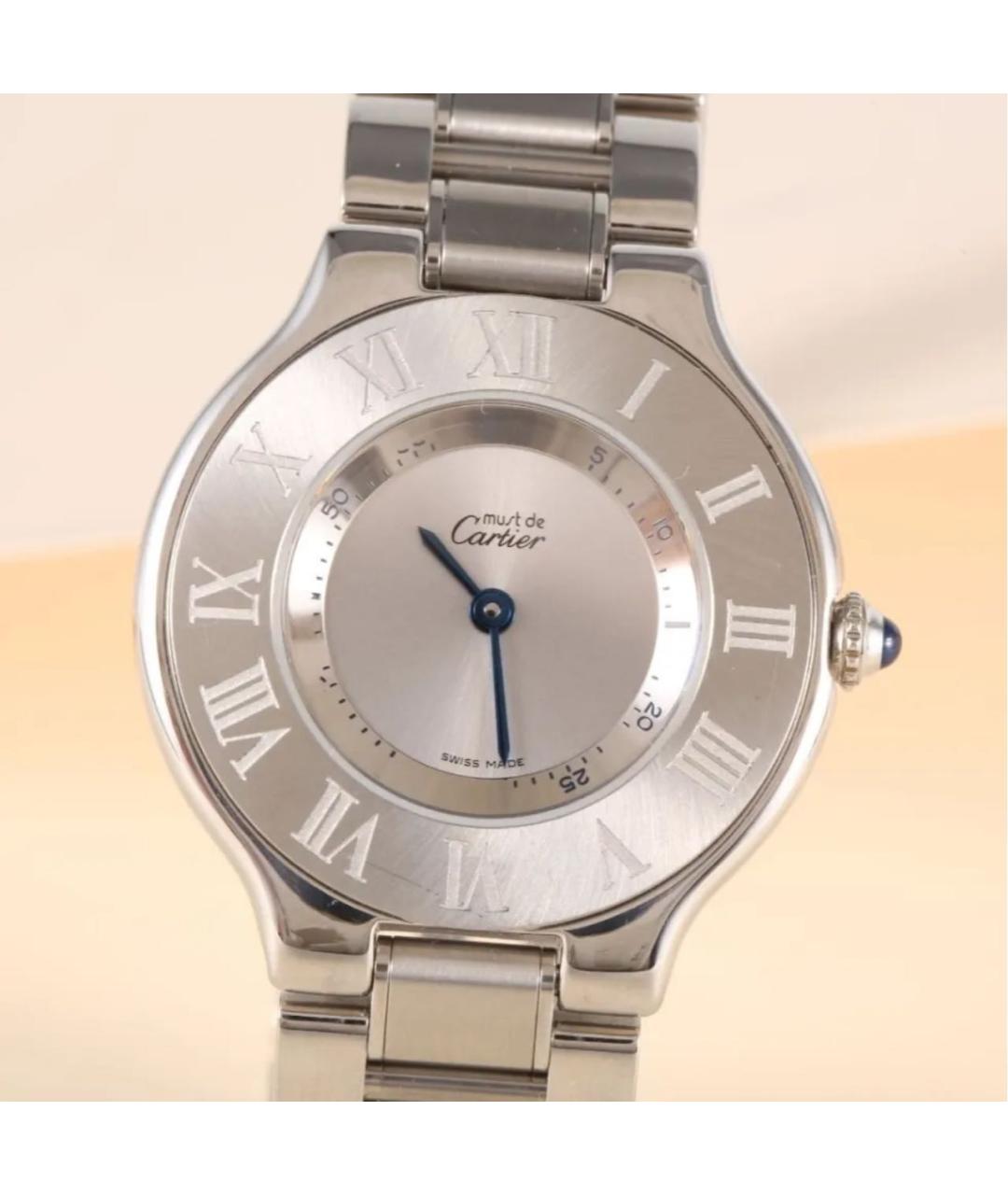 CARTIER Серебряные часы, фото 5