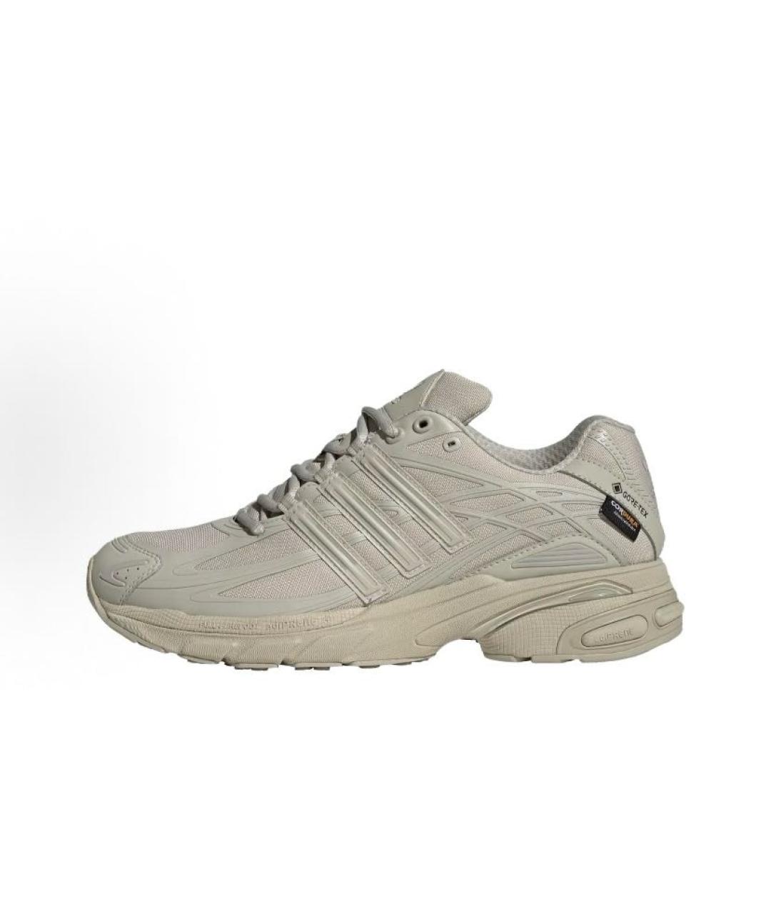 ADIDAS Бежевые текстильные низкие кроссовки / кеды, фото 3
