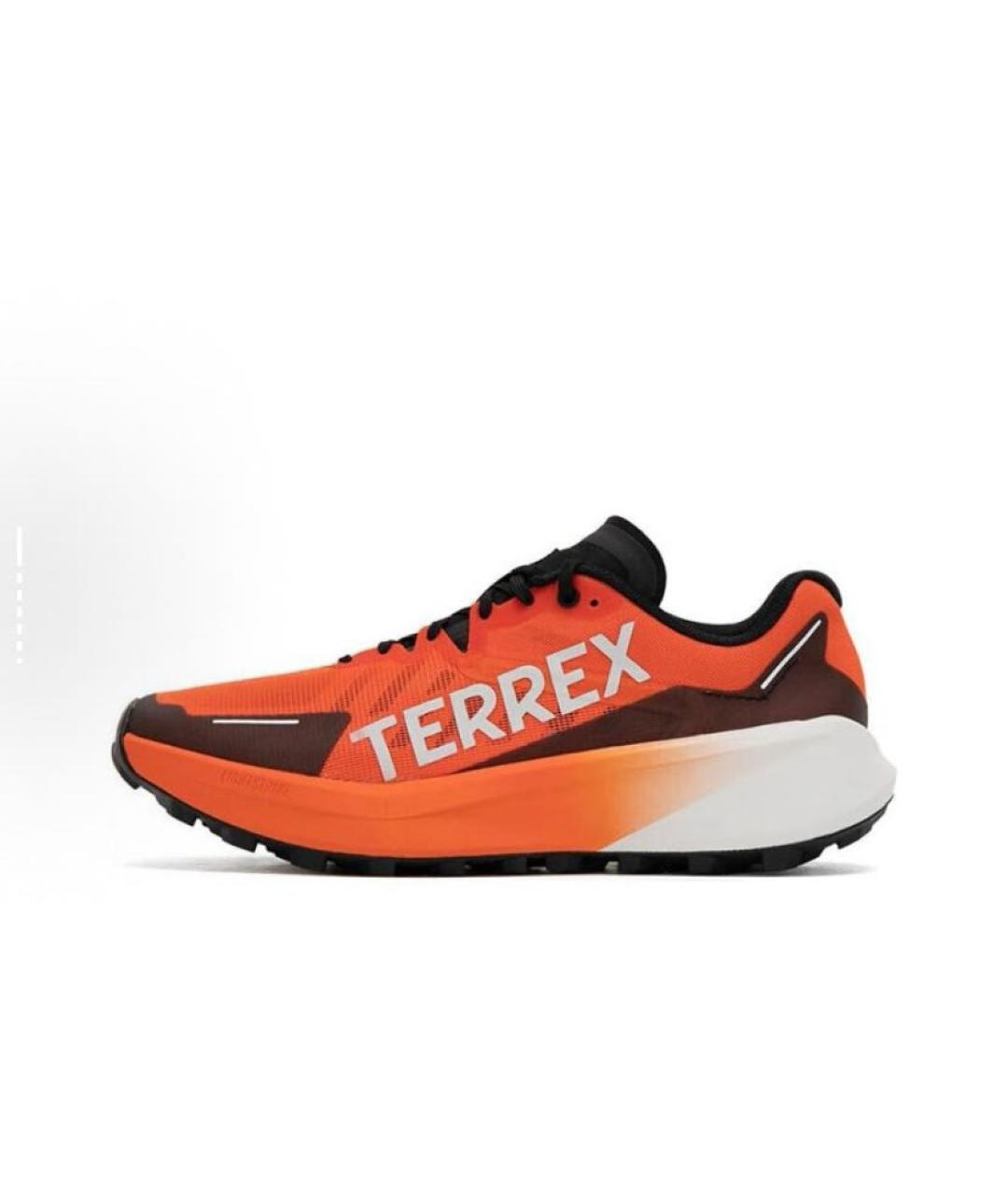 ADIDAS Красные текстильные низкие кроссовки / кеды, фото 3