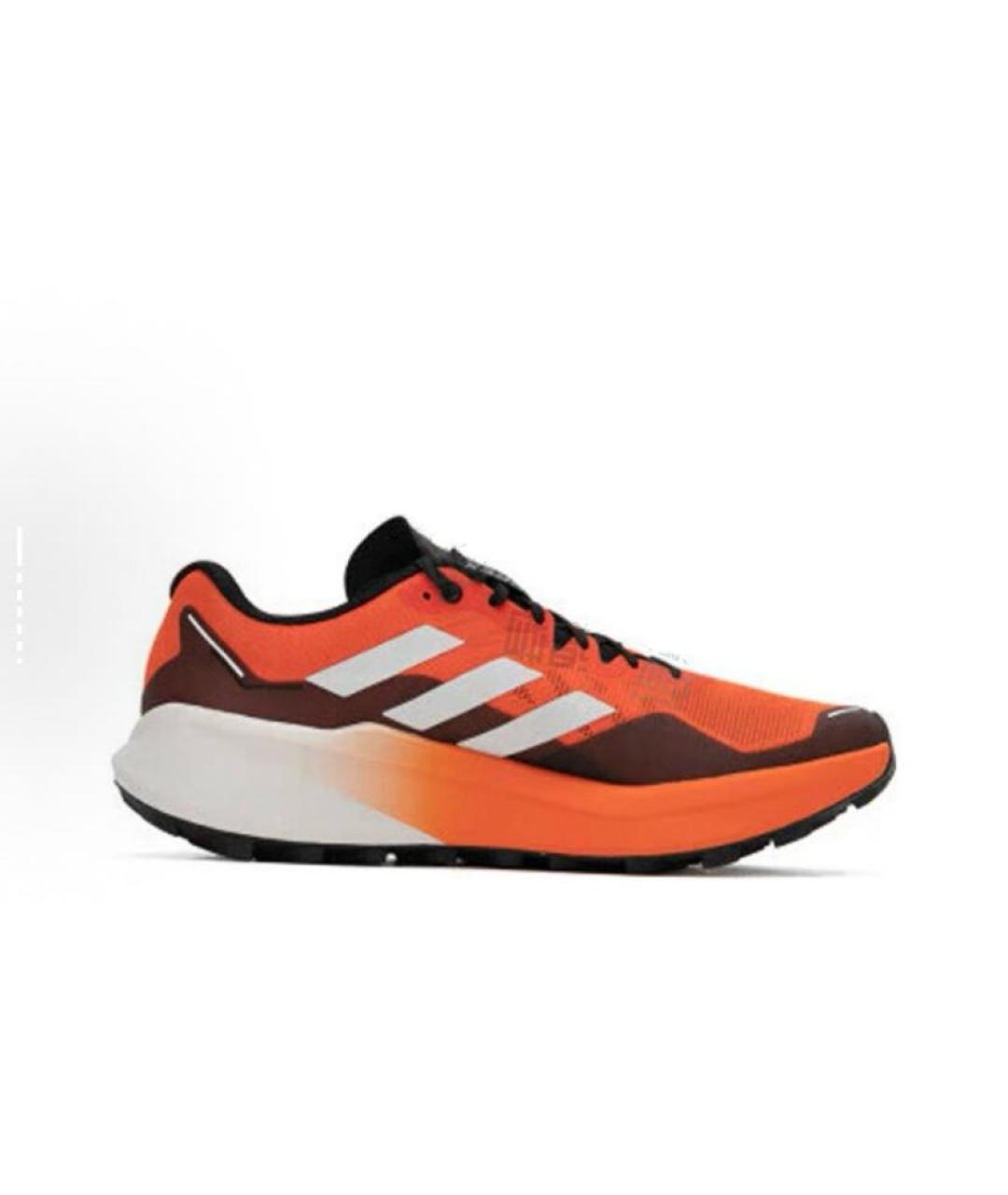 ADIDAS Красные текстильные низкие кроссовки / кеды, фото 6