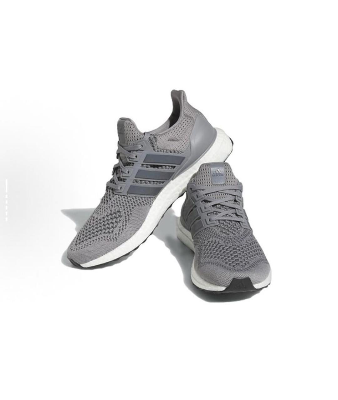 ADIDAS Серые текстильные низкие кроссовки / кеды, фото 3