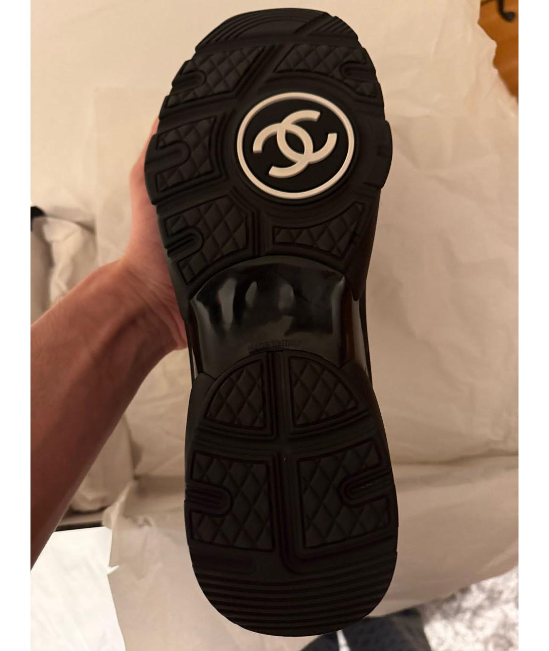 CHANEL Черные низкие ботинки, фото 4