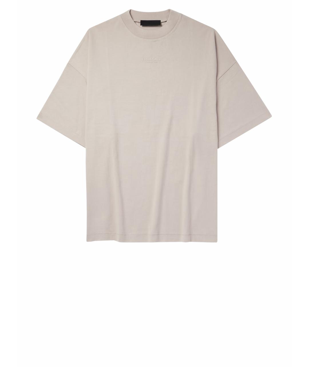 FEAR OF GOD ESSENTIALS Серая хлопковая футболка, фото 1