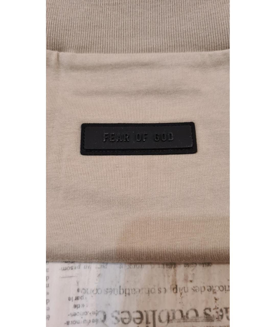 FEAR OF GOD ESSENTIALS Серая хлопковая футболка, фото 8