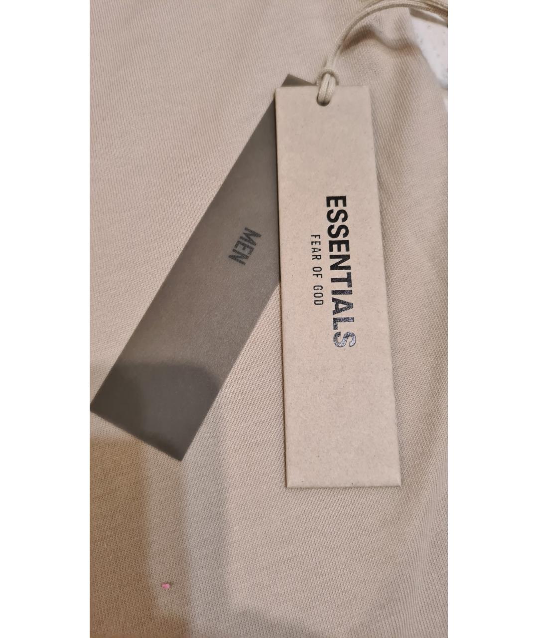 FEAR OF GOD ESSENTIALS Серая хлопковая футболка, фото 9