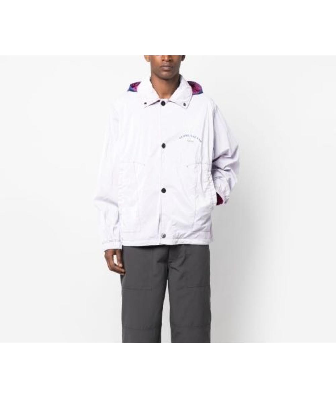 STONE ISLAND Розовая полиамидовая куртка, фото 2