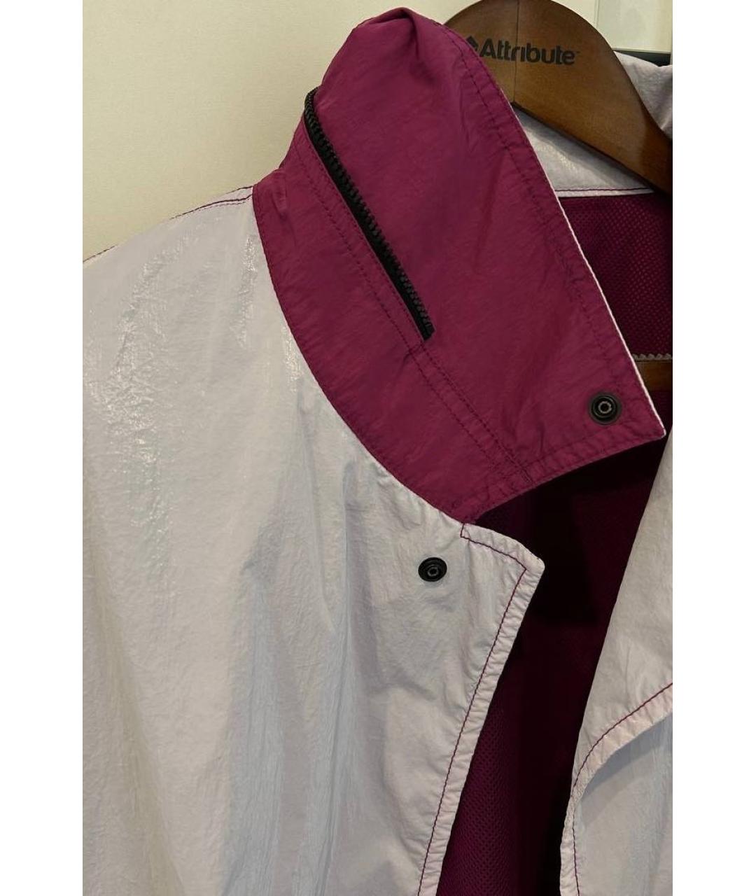 STONE ISLAND Розовая полиамидовая куртка, фото 6