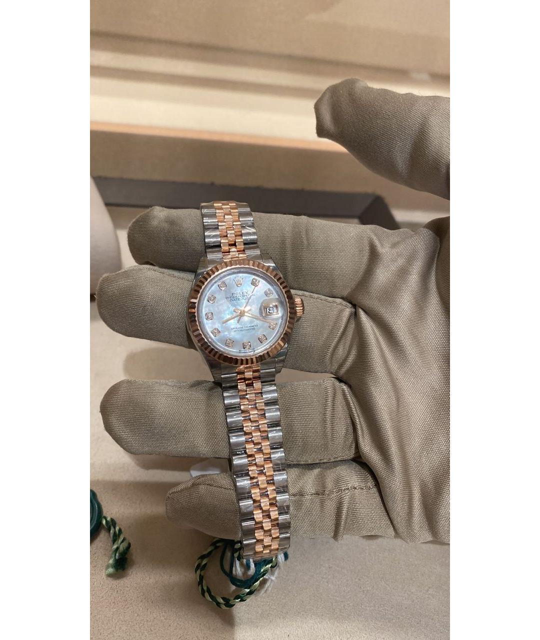 ROLEX Золотые часы из розового золота, фото 7