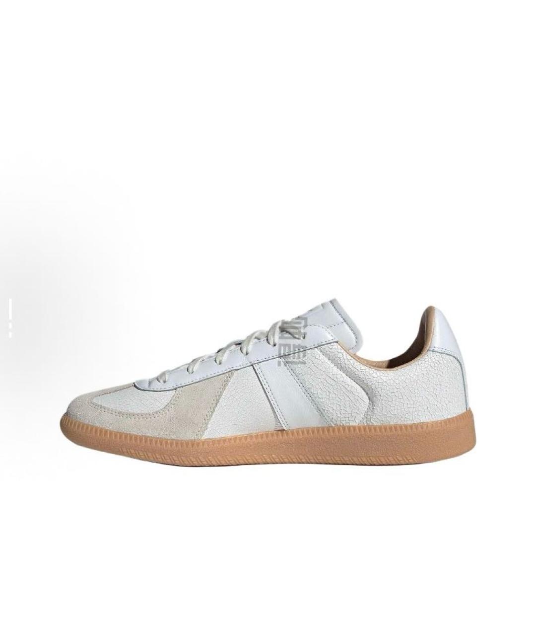 ADIDAS Белые кожаные низкие кроссовки / кеды, фото 4