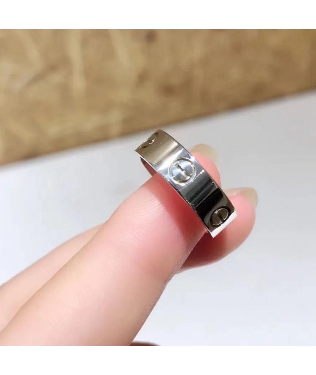 CARTIER Серебряное кольцо из белого золота, фото 2