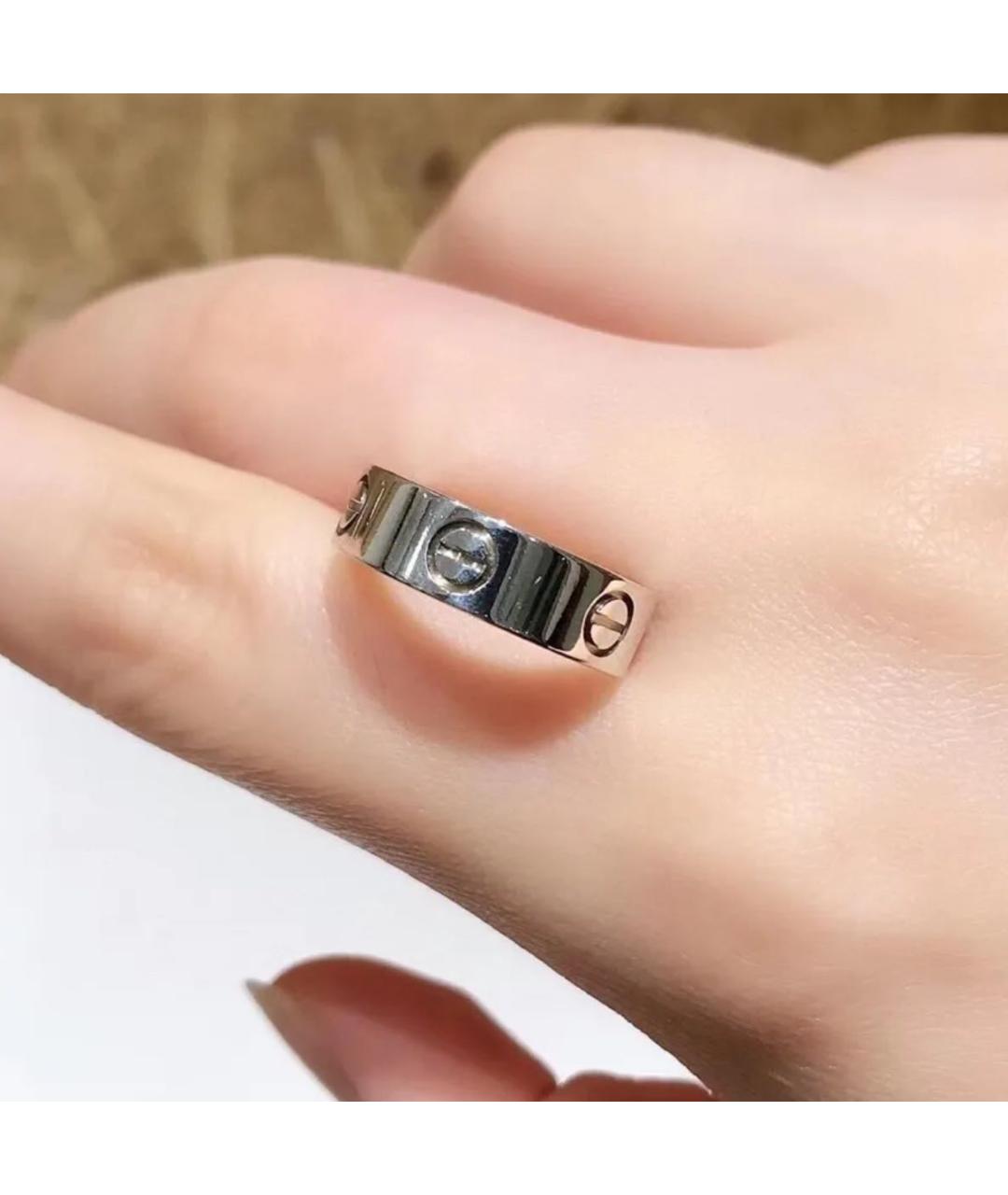 CARTIER Серебряное кольцо из белого золота, фото 5