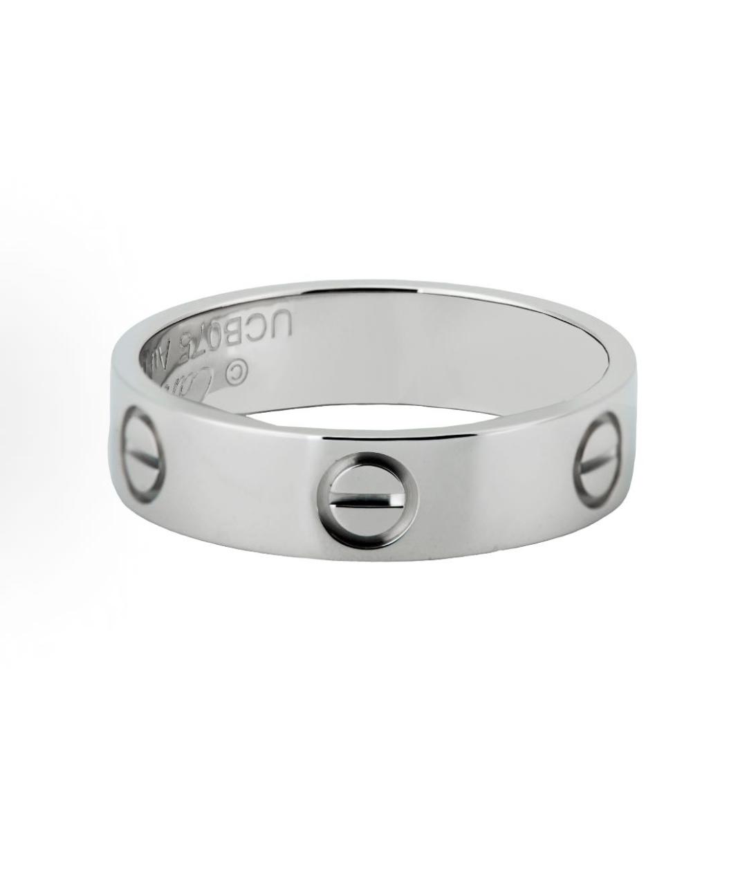 CARTIER Серебряное кольцо из белого золота, фото 1