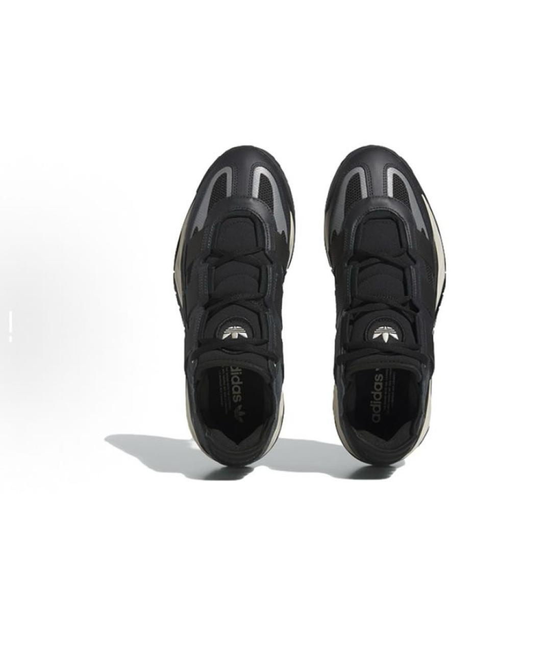 ADIDAS Черные текстильные низкие кроссовки / кеды, фото 6
