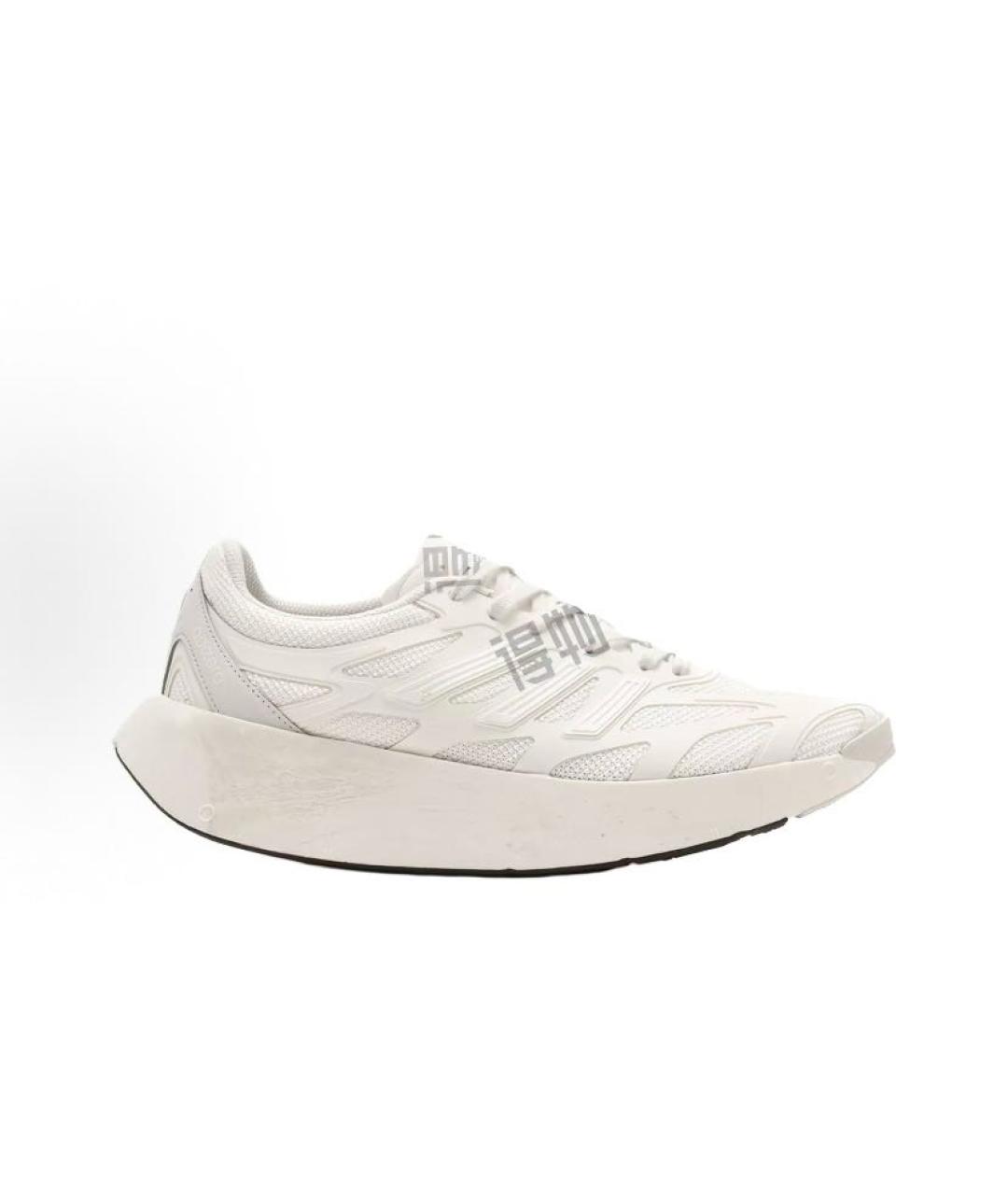 ADIDAS Белые текстильные низкие кроссовки / кеды, фото 8