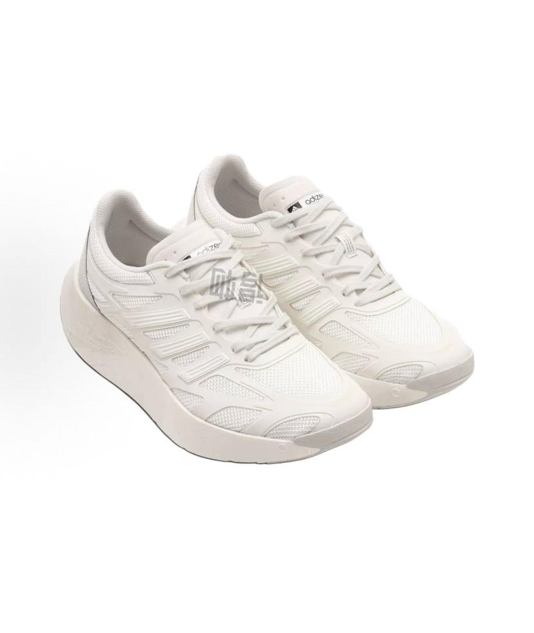 ADIDAS Белые текстильные низкие кроссовки / кеды, фото 4
