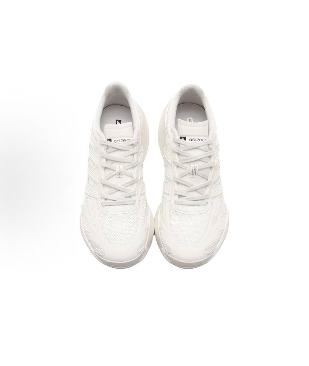 ADIDAS Белые текстильные низкие кроссовки / кеды, фото 5