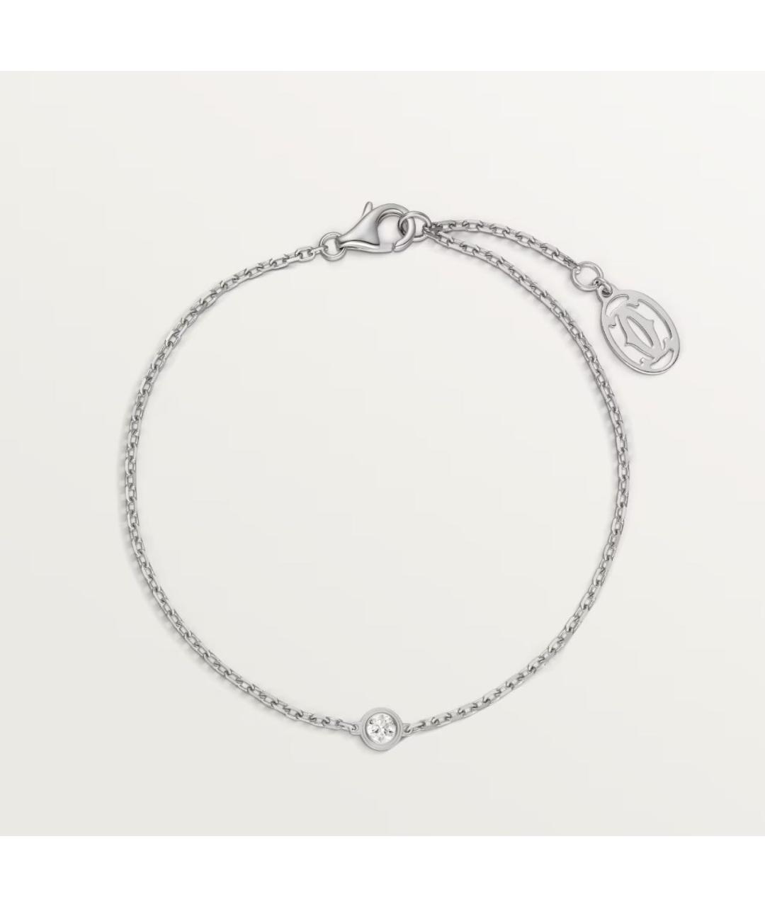 CARTIER Серебрянный браслет из белого золота, фото 9