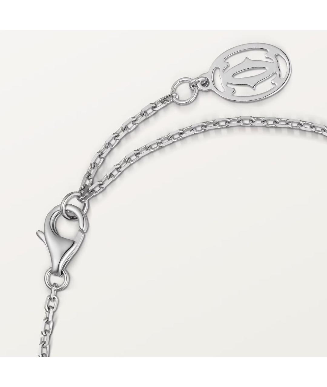 CARTIER Серебрянный браслет из белого золота, фото 4
