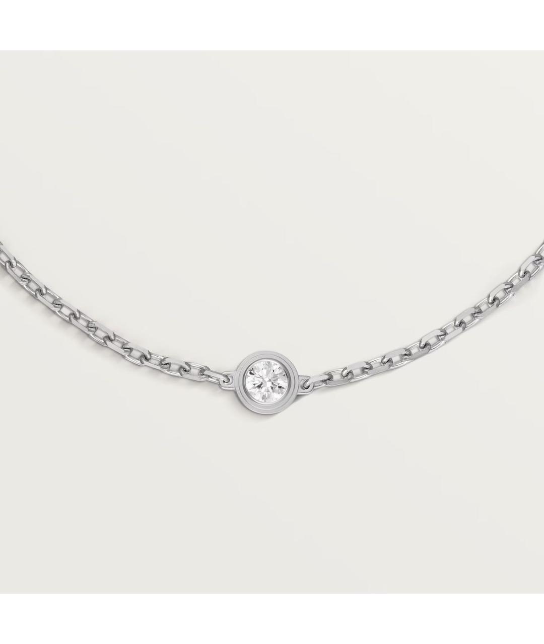 CARTIER Серебрянный браслет из белого золота, фото 3