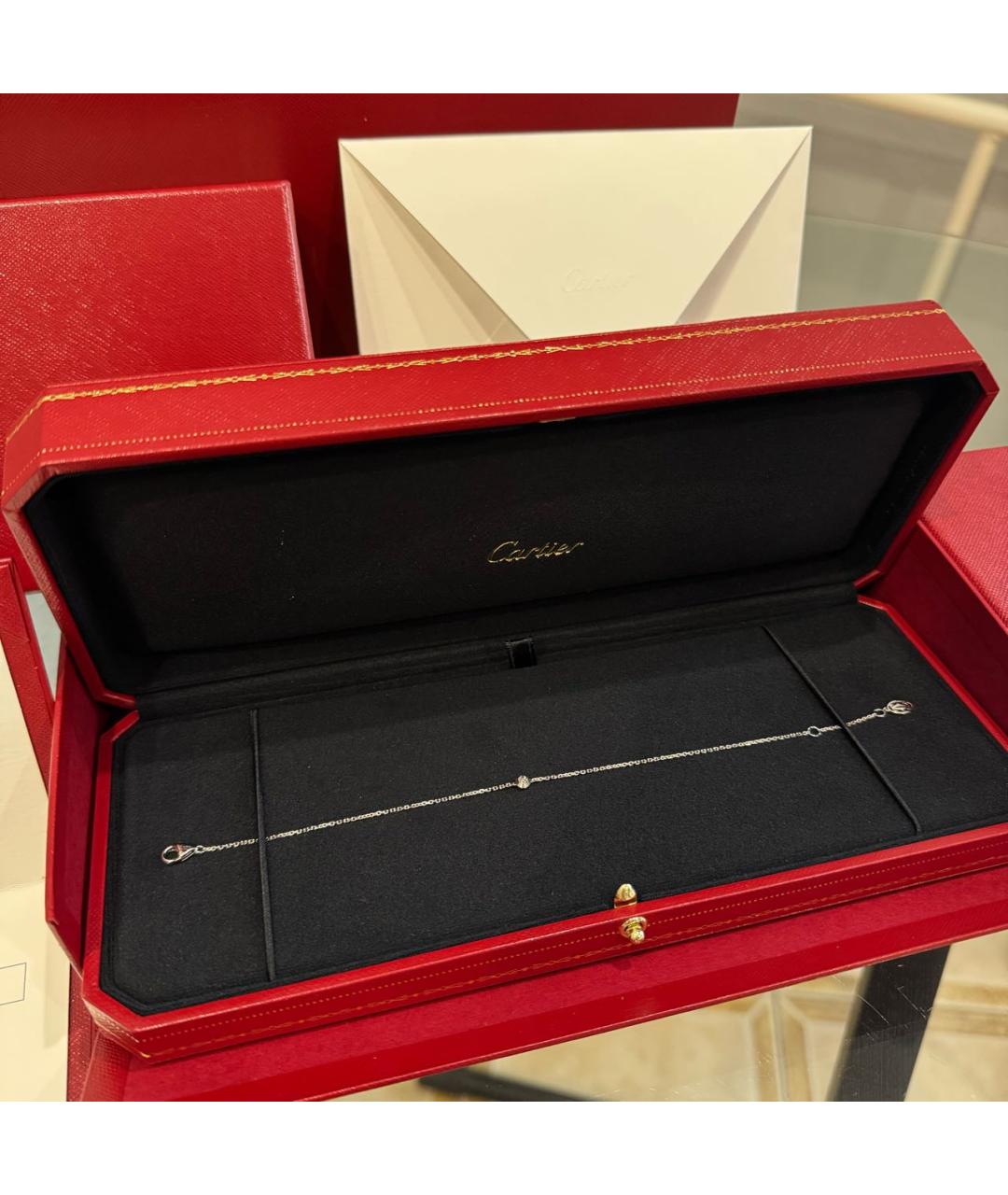 CARTIER Серебрянный браслет из белого золота, фото 6