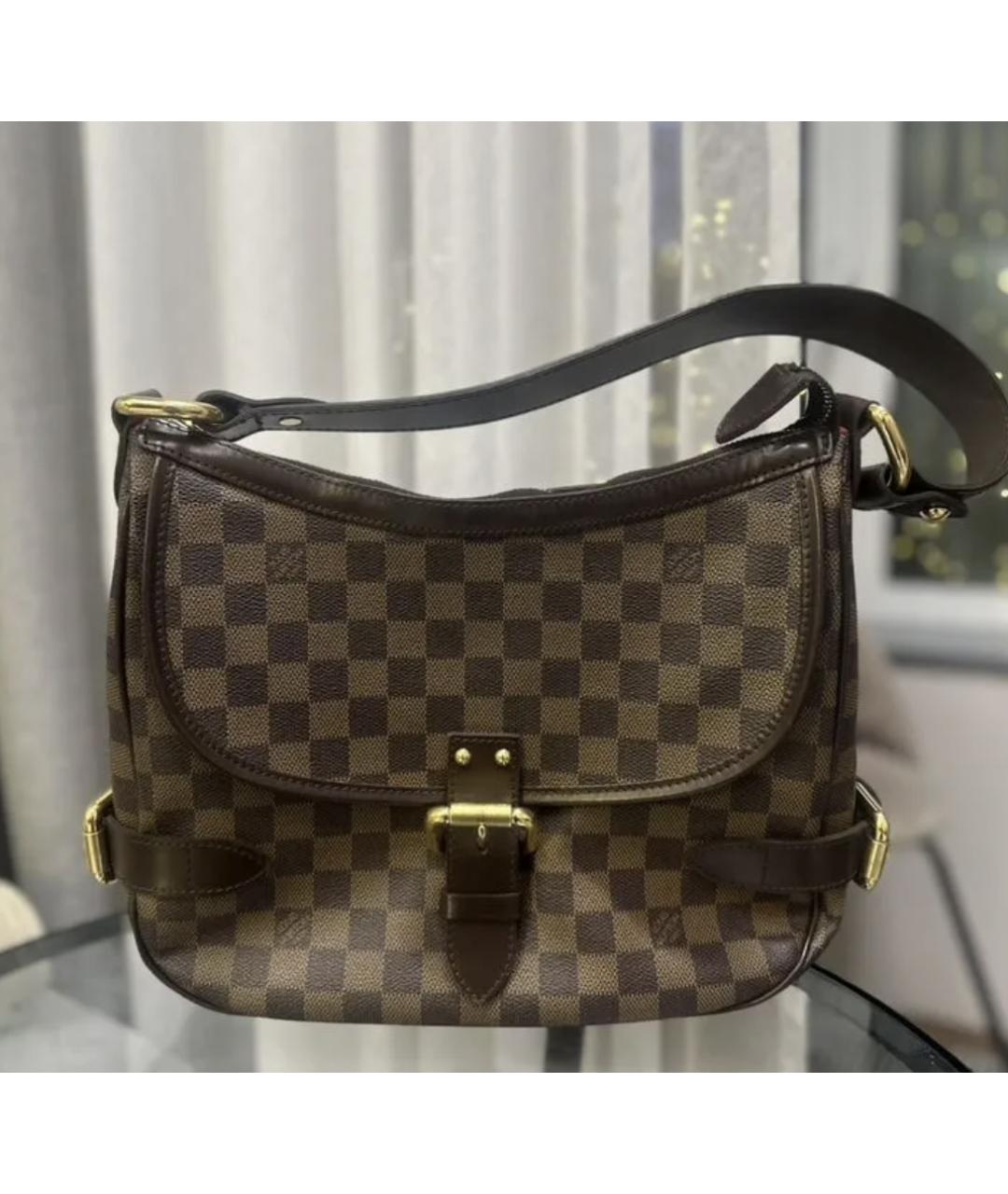 LOUIS VUITTON Коричневая сумка с короткими ручками, фото 8