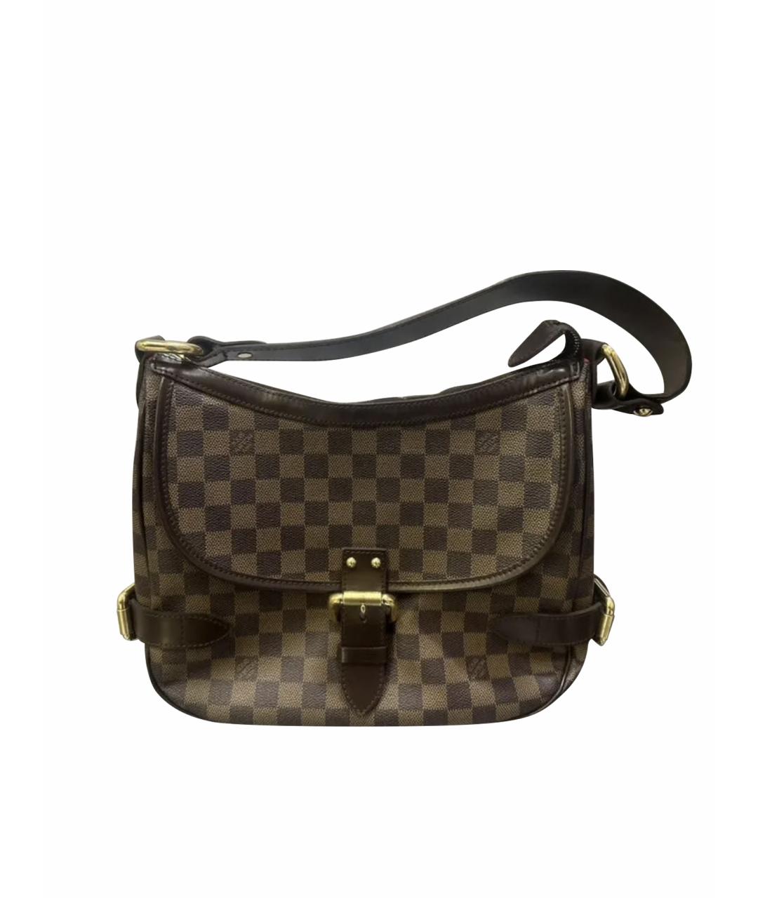 LOUIS VUITTON Коричневая сумка с короткими ручками, фото 1